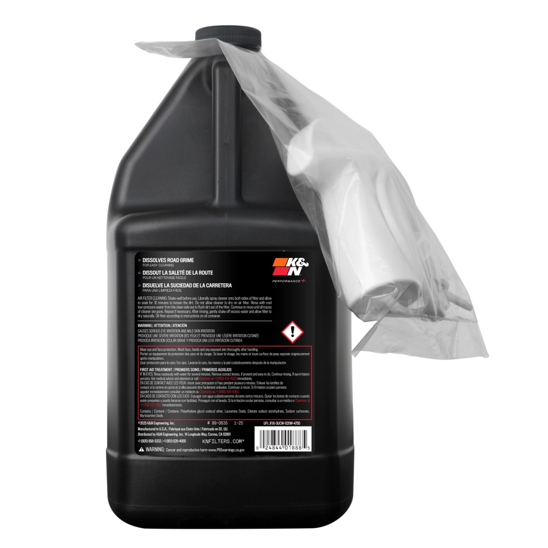 K&N 99-0635 Power Kleen, Air Filter Cleaner - 1 gal
