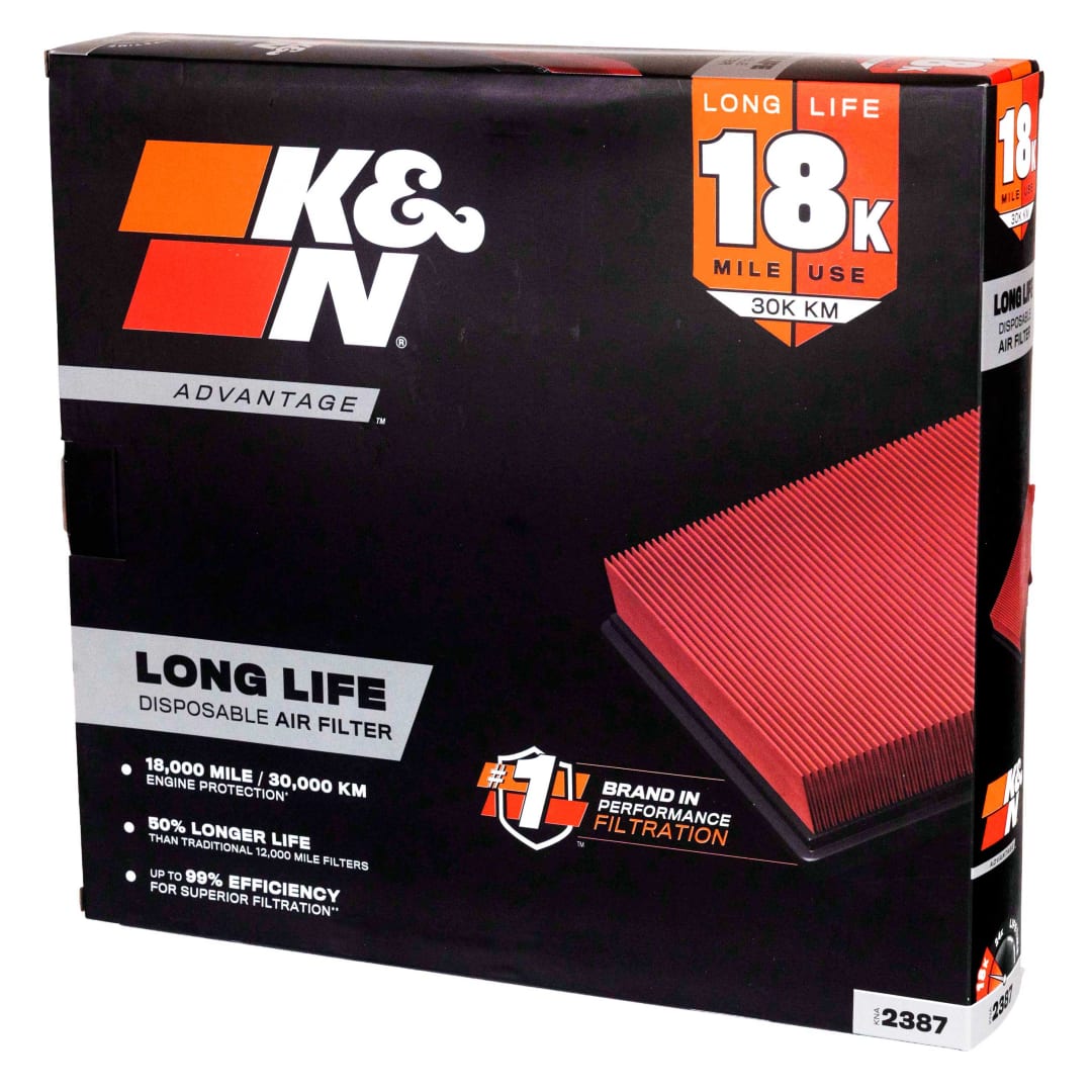K&N KNA-2387 K&N Advantage Air Filter 18K Miles