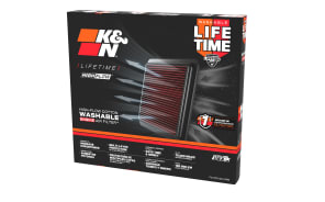 K&N 33-2468 Filtri Aria Sostitutivi Auto, Lavabile E Riutilizzabile K&N 33-2468 Filtri Aria Sostitutivi Auto, Lavabile E Riutilizzabile
