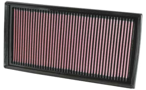 K&N High Performance Panel Air Filter – 33-2430, Washable, Pre-Oiled