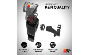 One K&N 57-1500-1 FIPK Air Intake For 1994 Mitsubishi 3000GT