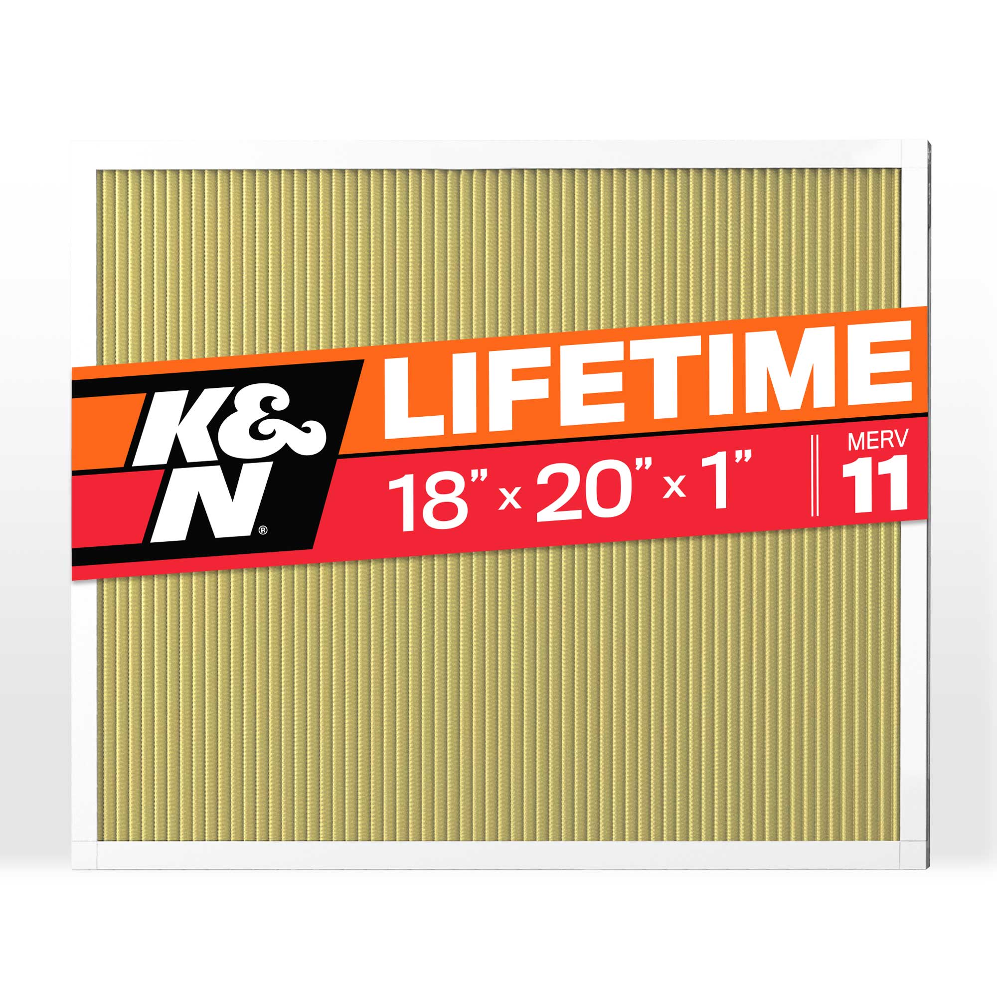 K&N HVC-11820 HVAC Filter; 18 x 20 x 1, MERV 11