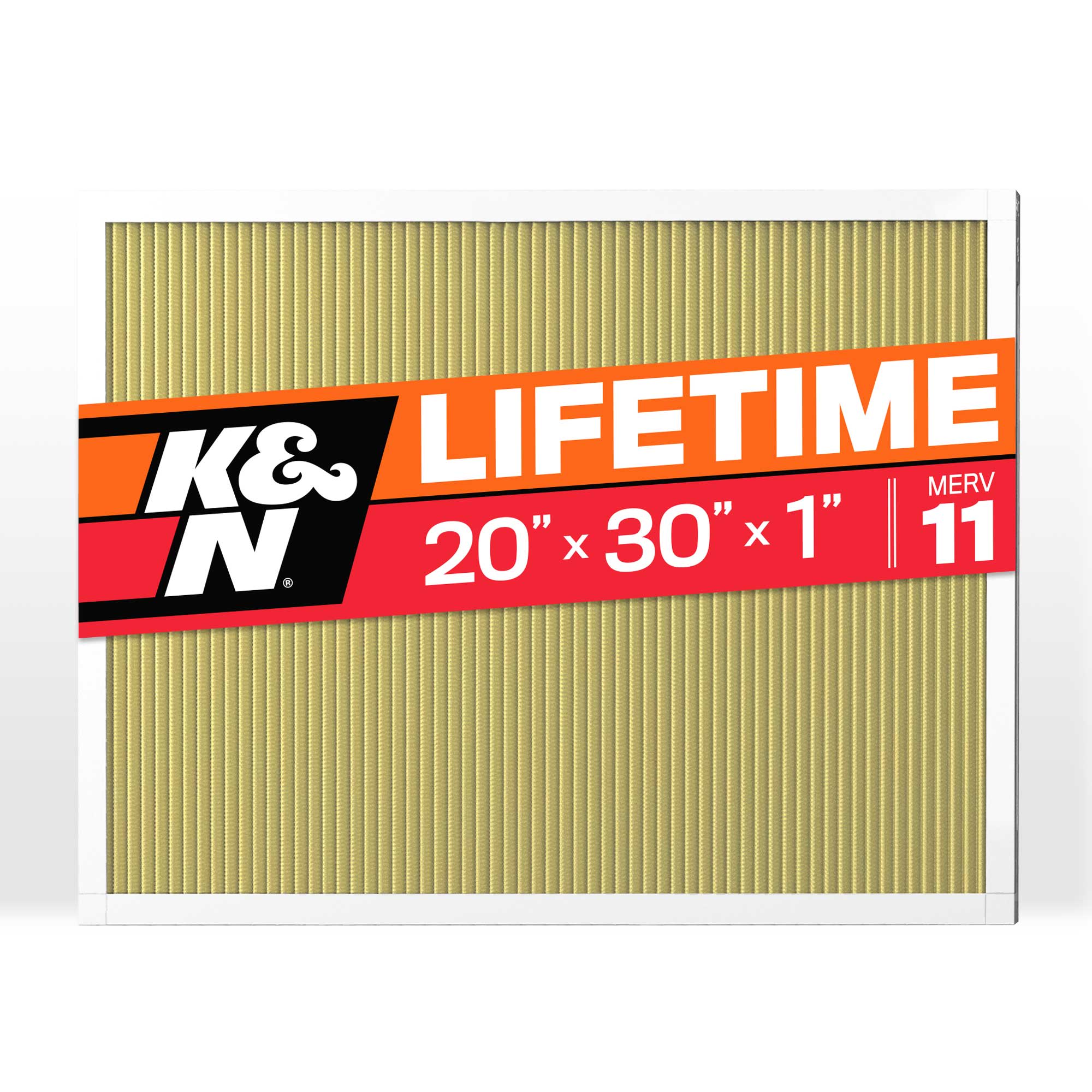 K&N HVC-12030 HVAC FILTER; 20 X 30 X 1, MERV 11