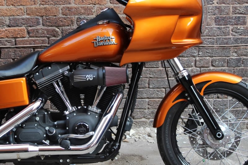 H-D Dyna with a K&N intake system H-D Dyna with a K&N intake system