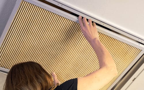 k&n home air filter installation