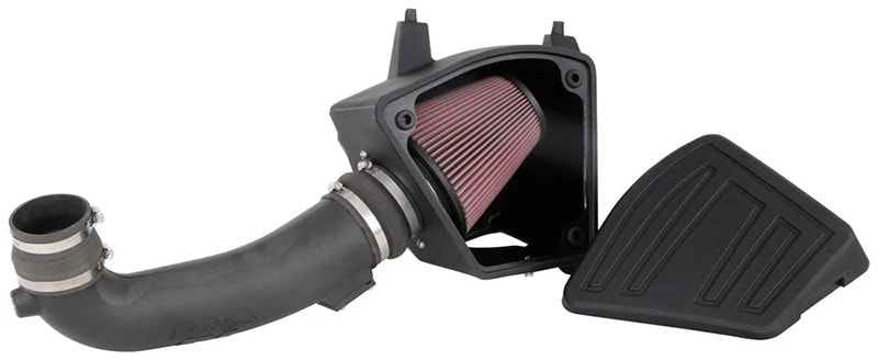 Gain an estimated 16+ horsepower with a K&N cold air intake for Chevy and GMC