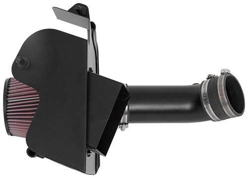 A mandrel-bent aluminum intake tube helps keep airflow smooth A mandrel-bent aluminum intake tube helps keep airflow smooth