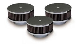 Pontiac Tri-Power Air Cleaners - Chrome