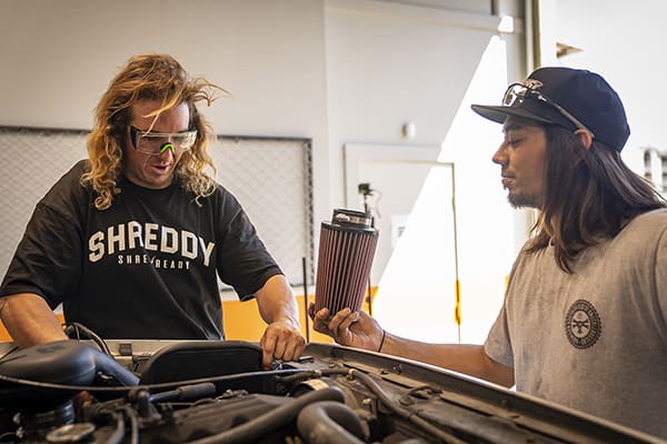Blake Wiley and Kevin Butts with the 1991 Cherokee Blake Wiley and Kevin Butts with the 1991 Cherokee