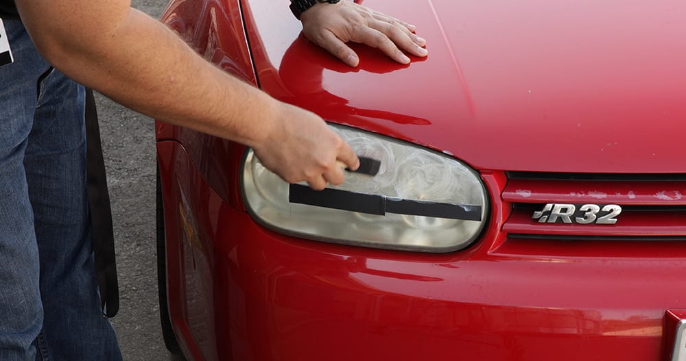 Toothpaste may help reduce headlight oxidation Cleaning headlights