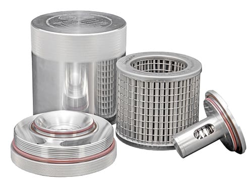 A K&N billet aluminum washable oil filter A K&N billet aluminum washable oil filter