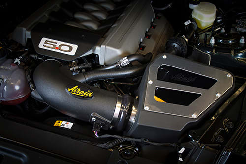 AIRAID intake with redesigned logo AIRAID intake with new logo