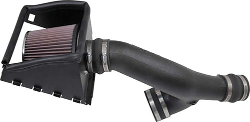 An aerodynamic HDPE intake tube helps keep engine air cooler