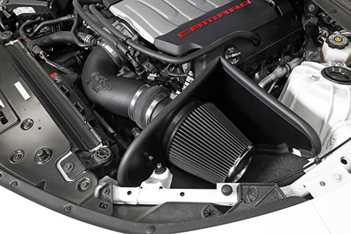 K&N’s new black filter oil allows for an all-black engine bay look