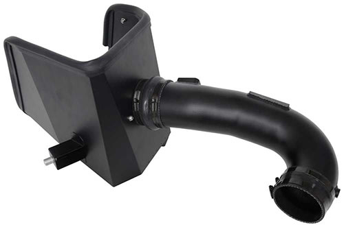 A free-flowing HDPE intake tube to help keep engine air cool