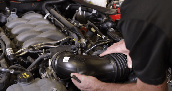 Removing a stock intake tube