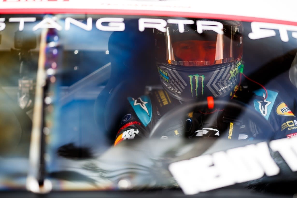  Gittin Jr. behind the wheel at Long Beach in 2018