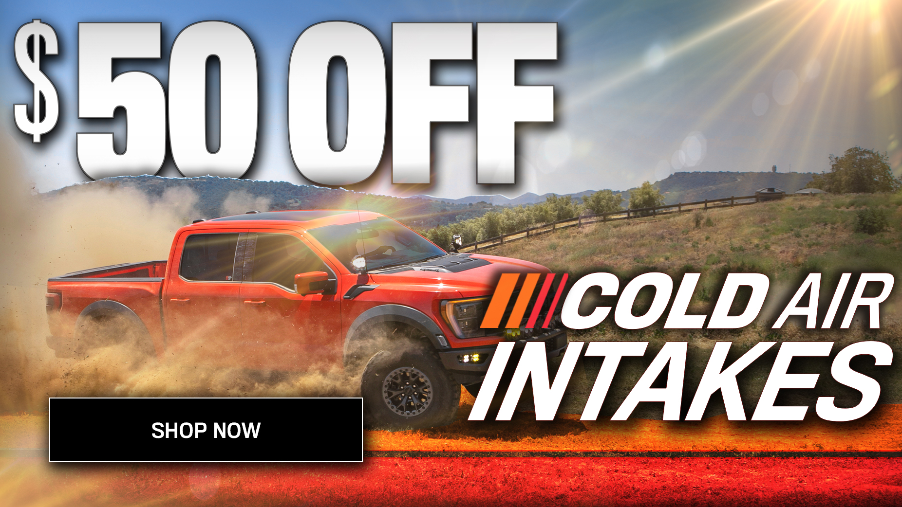 $50 off Cold Air Intakes