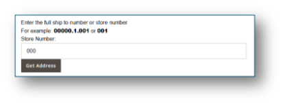 Address form