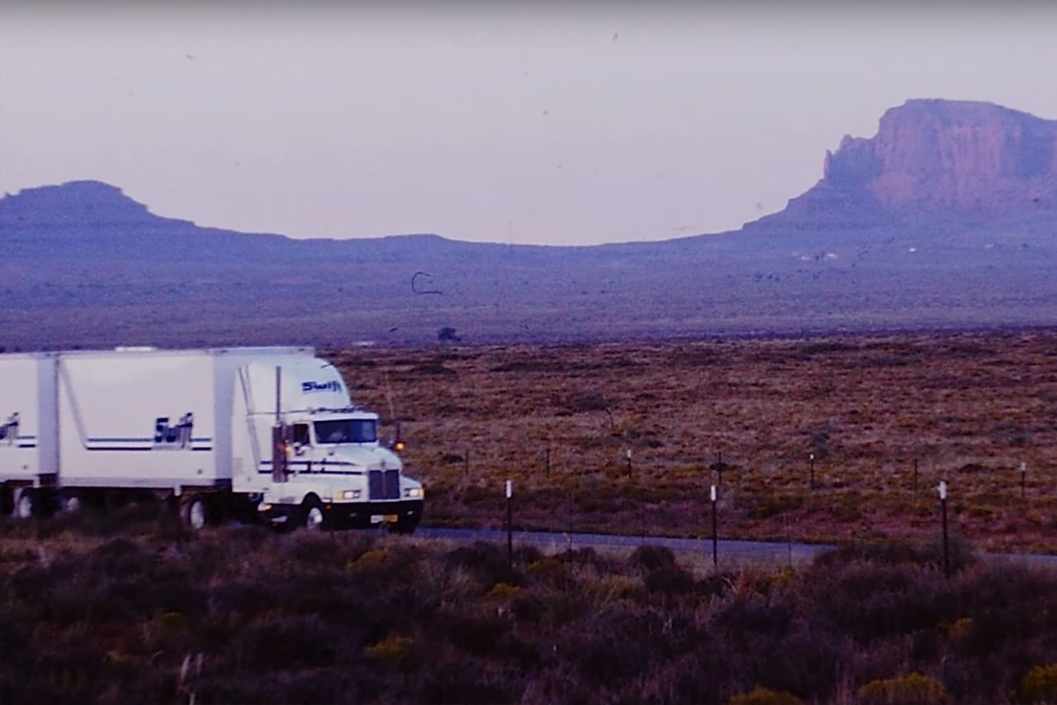 swift truck purple