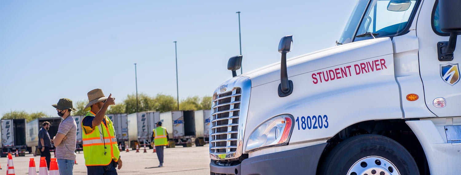 Why should I attend a Swift Transportation Truck Driving School? Earn $57k as a first year driver!