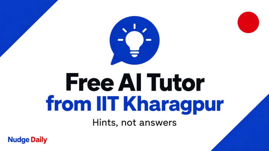 IIT Kharagpur's Free AI Tutor Is Live on NDLI: How Students Can Use It Without Letting It Think for Them
