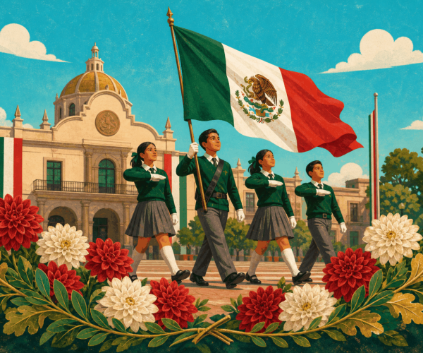 The flag and the national symbols
