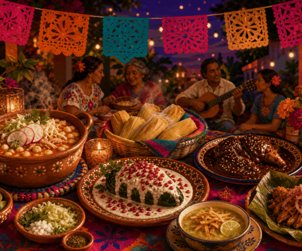 Comida del examen: platillos tradicionales