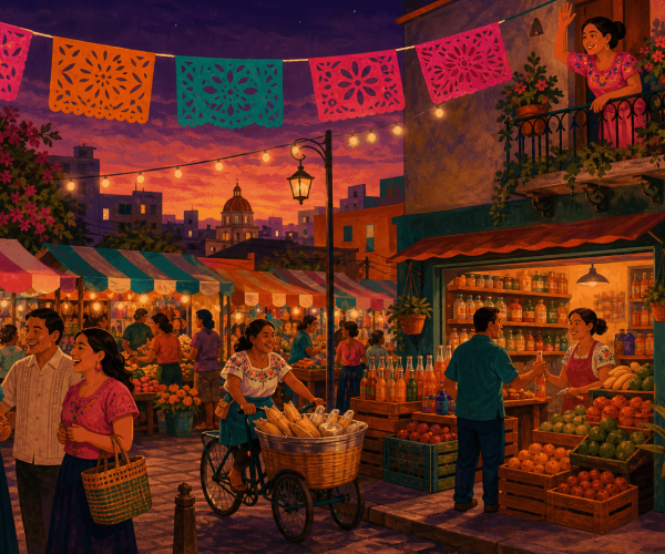 Vida cotidiana y español de México