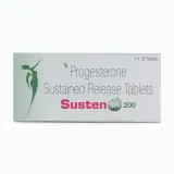 Susten SR 200 mg Tablet is a natural female sex hormone, progesterone | RX Supply