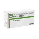 CREON (PANCREATIN) is a digestive enzyme supplement that helps support healthy digestion of fats