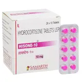 HISONE (HYDROCORTISONE) is a powerful corticosteroid, used to treat a variety of skin conditions such as eczema