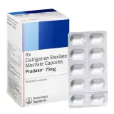 PRADAXA (Dabigatran Etexilate) is a prescription medicine used to reduce the risk of stroke and blood clots