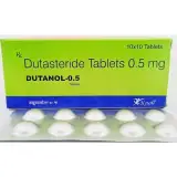 Dutanol 0.5 Tablet (Dutasteride 0.5mg) is used in the treatment of benign prostatic hyperplasia-RX Supply