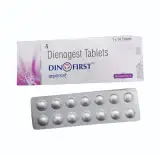Dinofirst Tablet (Dienogest) is used for the treatment of pelvic pain associated | RX Supply