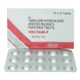 Veltam F Tablet (Tamsulosin 0.4 mg/Finasteride 5 mg) is a combination of two medicines-RX Supply