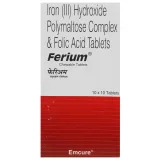 Ferium Chewable (Iron Folic Acid) offers multiple benefits, primarily addressing iron-RX Supply