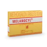 Melanocyl Tablet (Methoxsalen) is a medicine used along with controlled ultraviolet light-RX Supply