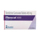 Phoscut Tablet (Sevelamer) is used to treat increased phosphate levels in the blood-RX Supply