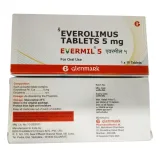 Evermil 5mg Tablet is used for the prevention of organ rejection in transplant patients | RX Supply