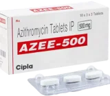 AZEE 500MG (Azithromycine) are a prescription medication used to treat a variety of bacterial-RX Supply