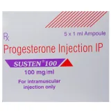 Progesterone 100 mg Injection (Susten) provides progesterone, which is a natural hormone | RX Supply