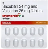 Mymarda Tablet (Sacubitril and Valsartan) is a combination of two medicines used to treat-RX Supply