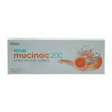 Mucinac (Acetylcysteine) Tablet Orange Sugar Free is a prescription medicine used-RX Supply