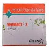 VERMACT 3mg (IVERMECTIN) is an antiparasitic medicine used to treat infections-RX Supply