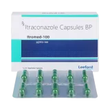 Itraconazole 100mg Capsules (Itromed) belongs to a group of medicines called antifungals-RX Supply