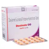 Doxinate (Pyridoxine / Doxylamine) is an over-the-counter medication used to relieve nausea
