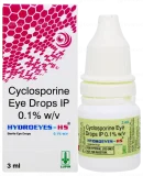 Hydroeyes HS Eye Drop (Ciclosporin) is a medicine used for the treatment of dry eyes-RX Supply