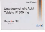 Hepexa 300mg Tablet (Ursodeoxycholic 300) is a medicine used to dissolve certain gallstones-RX Supply