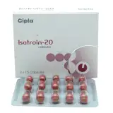 Isotroin 20 mg Capsule belongs to a group of medicines called retinoids (vitamin A derivative)-RX Supply